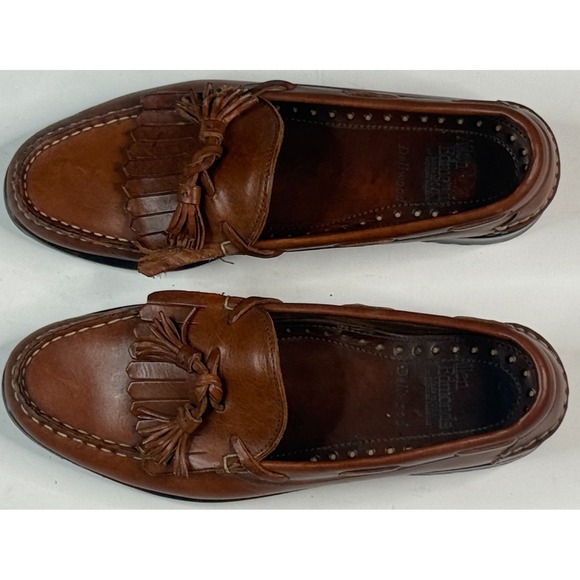 Allen Edmonds Dellwood Men\'s Brown Tasseled Slip‎ On Dress Shoes Size 8.5 D main image 11